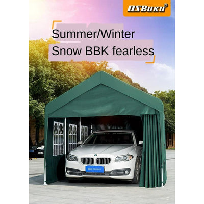 Buku Parking Shed Household Car Sunshade Outdoor Canopy Mobile Garage Sunscreen Roof Simple Tent