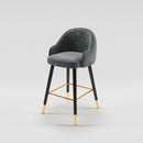 Bar Chair Modern Simple Light Luxury Household Bar Stool Thickened Iron Back Chair Comfortable Soft