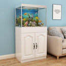 European Fish Tank Bottom Cabinet Living Room Solid Wood Fish Tank Rack Household Multi-functional