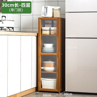 Side cabinet small size kitchen shelf storage cabinet living room wall family small family tea and