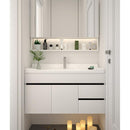 Nordic Toilet Solid Wood Bathroom Cabinet Wash Basin Cabinet Combination Wash Basin Cabinet Wash