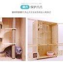 Cat Cage Villa Apartment Solid Wood With Climbing Rack House Dispaly Cabinet Four Seasons Universal