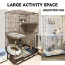 Oversized Cat Cage Cat Villa 1/2/3 Storey Large Family Indoor Cat House Cat Cage Pet cages