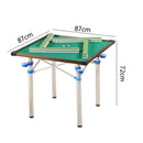 Folding Mahjong Table Multifunctional Table Chess And Card Dual Purpose Stainless Steel Leg Folding