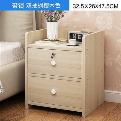 Bedside Cabinets with Drawers Furniture Wood Bedside Table Multiple Styles Bedside Table