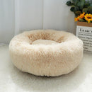 Byto Dog Bed Cat Bed Round Kennel House Long Plush Pets Beds For Medium Large Dogs Cats