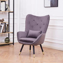 Nordic Luxury Lazy Single Chair Sofa Simple Modern Small Family Balcony Back Leisure Bedroom Nursing