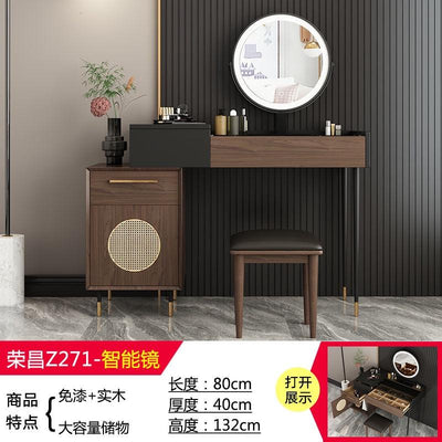 Modern Chinese Dressing Table Bedroom Simple Small Apartment Dressing Table Integrated Storage