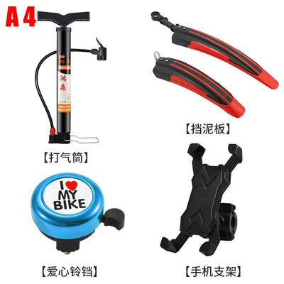 Accessories Mountain Riding Equipment Road Bike Package Dead Flying Bicycle Complete Set Gift Bag