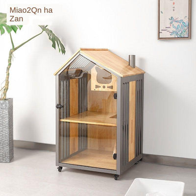 Cat Cage High-end Villa Solid Wood Luxury Three-storey