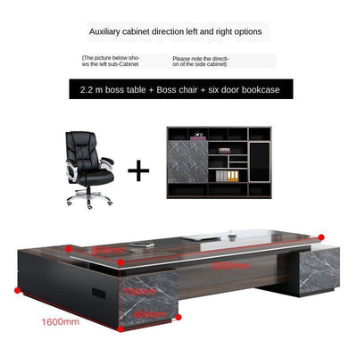 Boss Table Big Class Table Simple Modern Atmosphere President Table Director Table Office Furniture