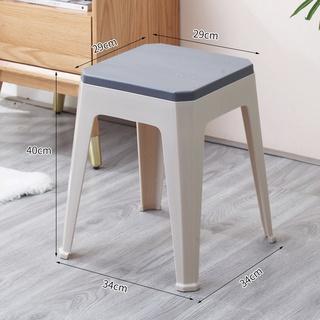 【Buy 3 Get 1 Free】3 Stools Plastic Chair | Dining Chair/Dining Stool Set Of | Stackable Chair |