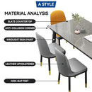 Dining Table Marble Slate Dining Table Household Small Apartment Dining Table And Chair Combination