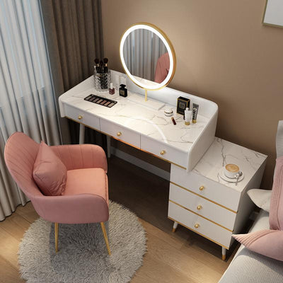 YICHANG Light Luxury Nordic Internet Celebrity Ins Style Dressing Table Bedroom Small Apartment