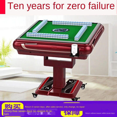 Full-automatic Dual-purpose Folding Electric Household Four-mouth Table Tea House Mute Mahjong