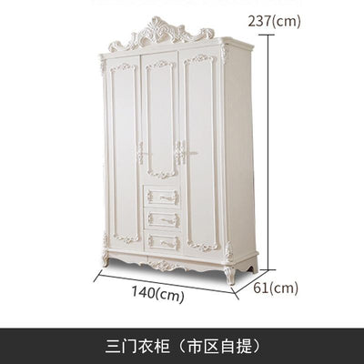 Wardrobe Sliding Door European Style Bedroom Wardrobe Sliding Door 2/3/4 Doors Wardrobe