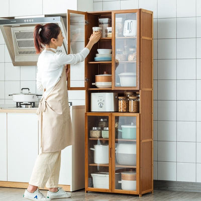 ARPER Kitchen Rack Floor Household Multi-layer Storage Cabinet Multifunctional Kitchen Cabinet