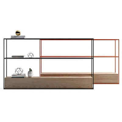 Nordic Sofa Iron Rear Shelf Floor Multi-layer Storage Rack Back A Few Walls And Narrow Table Modern