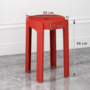 【Buy 3 Get 1 Free】Simple Plastic Stool Japanese Style Dining Stool Living Room Use | Dining Stools/