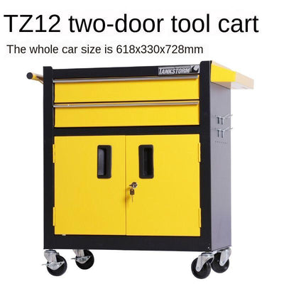 🎉Ready Stock🎉 Tank storm car repair hand tool box household multifunctional tool cabinet large