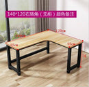 Wood L-Shaped Computer Desk Laptop Table Office Desk Study Table Space-Saving Easy to Assemble