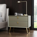 Installation-free Bedside Table Light Luxury Style Simple Modern Mini Bedroom White 40cm Nordic