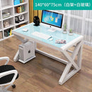 🎉Ready Stock🎉 Simple Modern Desk Writing And Chair Set Integrated Internet Cafes Game Table