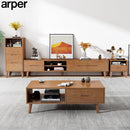 ARPER Nordic Tv Cabinet All Solid Wood Simple Modern Small Apartment Coffee Table Tv Cabinet