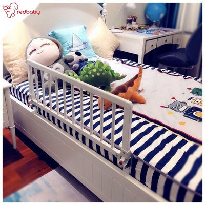 Safe Bed Guardrail Elderly Baby Child Anti-fall Guard Railing Solid Wood Foldable Guardrail Is