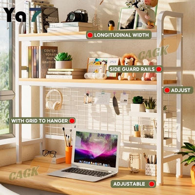 Office Desktop Organisers Desk Book Shelf Small Shelf Household Storage Rack Stationery Holder With