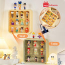 3 Layers Wall Acrylic Display Box Shelf Blind Box Popmart Figurines Display Case Storage with Rack