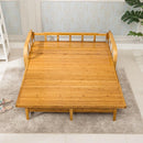 Sofa Bed Can Fold Double Guest Room Small Family Single 1.5 M 1.8 Real Wooden Multi-functional