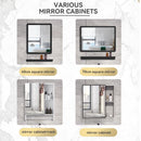 K.T Aluminum Alloy Mirror Cabinet Bathroom Cabinet Combination Small Cabinet Bathroom Integrated