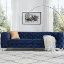 Sarang Sofa American Pull Velvet Nordic Style Living Room Luxury Fabric Double Triple Size