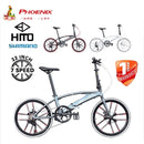 Hito X6 Foldable Bicycle Shimano 7-speed Variable Speed 20/22 Inch Folding Bicycle Aluminum Alloy