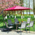 Tiger Deer Suite Balcony Garden Leisure Furniture Dining Outdoor Three-piece Five-piece Milk Tea