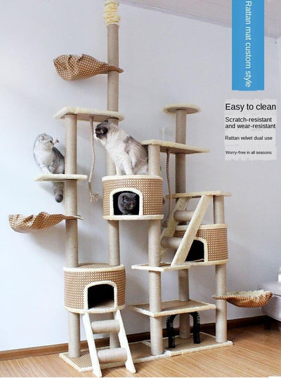 Cat climbing frame Quick Hair Through Tianzhu Nest Villa Integrated Luxury House Multi-layer Large