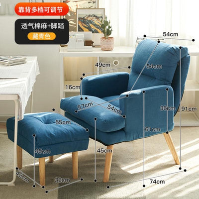 Lazy Sofa Multifunctional Foldable Back Chair Recliner