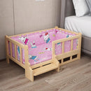 Dog Bed Dog House Solid Wood Dog Fence Removable And Washable Wood Cat Bed All-purpose Pet Bed