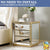 European Bedroom Bedside Table Modern Simple Mini Family Bedside Cabinets Light Luxury Mirror Glass