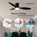 Ceiling Fan With Led Light 48"/52" Tri-Color LED Light Remote Control Ceiling Light 5-YEAR-WARRANTY