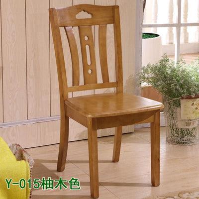 BEIMU Solid Wooden Dining Chair Family Hotel Restaurant Chair Log Chair