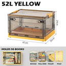 Koala 100L Transparent Foldable Storage Box with Wheels Made by Premium Quality Material