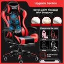 Desiny Gaming Chair Bluetooth Audio Computer Chair Color Light With Massage Office Chair