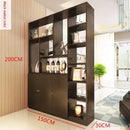 Solid Wood Storage Cabinet Hall Entrance Door Screen bookshelf Partition Space Saver Display Rack