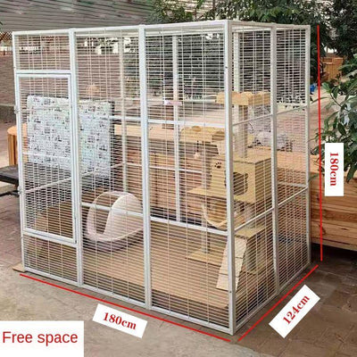 Cat Super Large Free Space Luxury Dog Villa Pigeon Breeding Cage Stitching Pet Fence