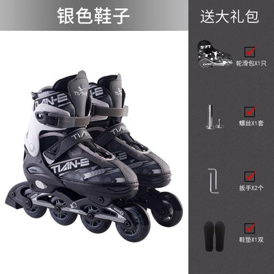 Zero Roller Skates Adult Adjustable Roller Skates Professional Inline Skating