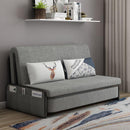 MH Foldable Sofa Bed Home Multifunctional Living Room Fabric Sofa With Storage Retractable Sofa Bed