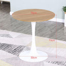 Nordic Solid Wood Dining Table Household Coffee Table White Balcony Non Slip Round Table Dining