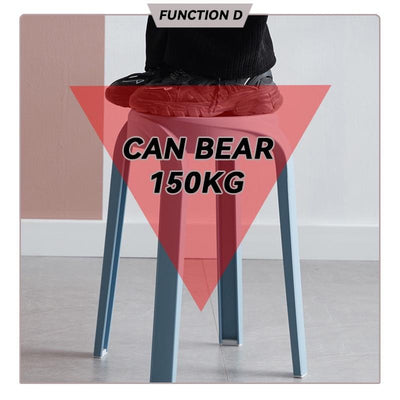 【Buy 3 Free 1】Nordic Dining Stool living room Small Stool Simple Plastic Stool Round Shape Stool